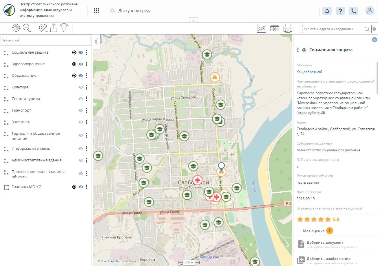 Гис кировская область. Уровень доступности городской. Доступность социальной инфраструктуры в городах картинки. Портал социальных услуг Кировской области карта.