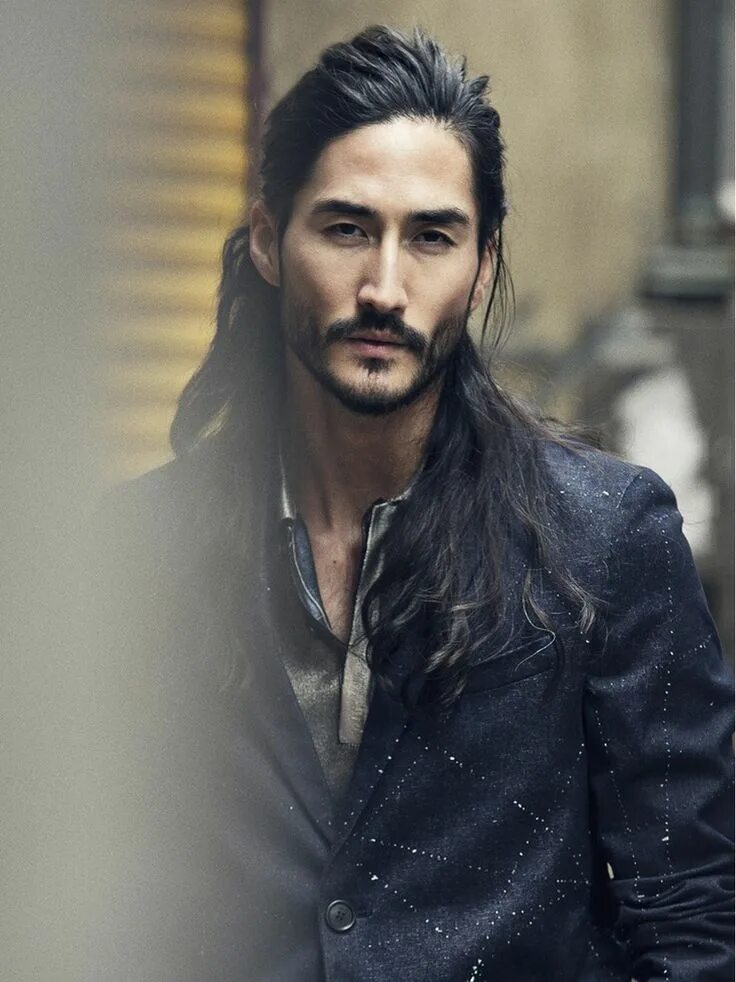 Luca Sguazzini Long hair styles men, Hair and beard styles, Long hair beard