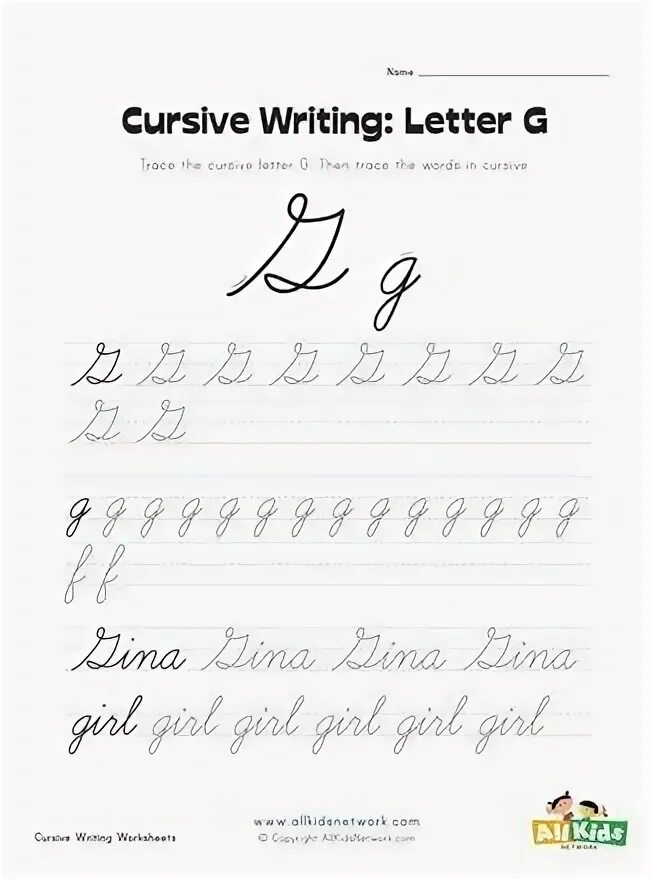 Write g