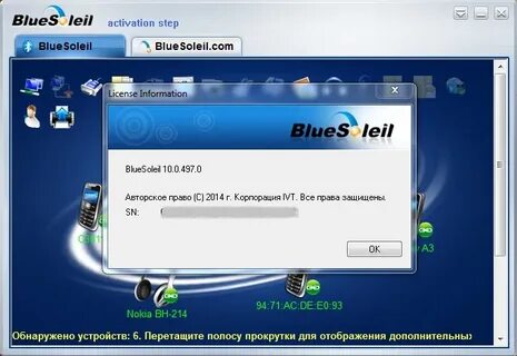 Bluesoleil 10 пароль