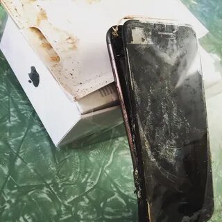 Взрыв айфона