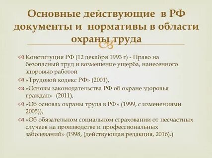 Конституционные основы охраны здоровья
