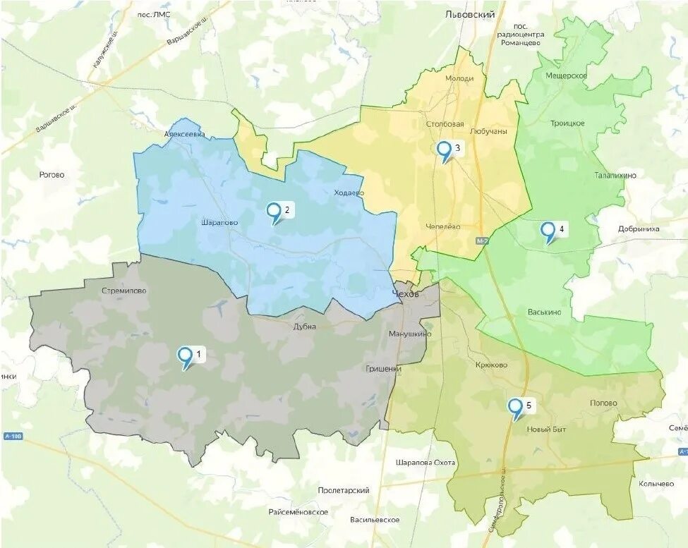 Избирательный округ. Схема округов депутатов. Избирательные округа Чехов. Графическое изображение избирательных округов.