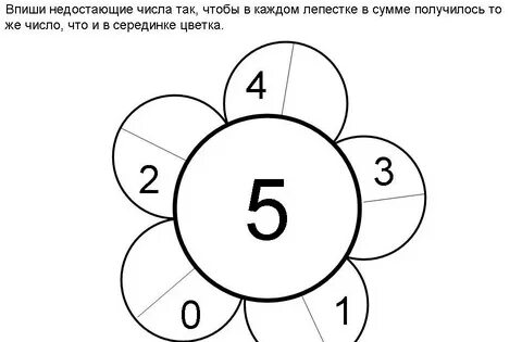 Состав числа 8 для дошкольников