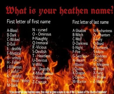 Fantasy names