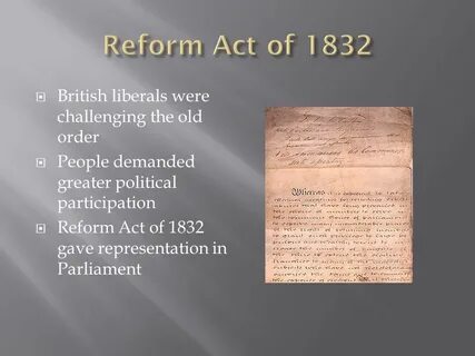 Реформа 1832 г в англии