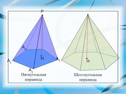 Сколько боковых граней у шестиугольной пирамиды