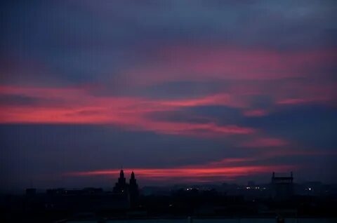 Небо в разное время суток