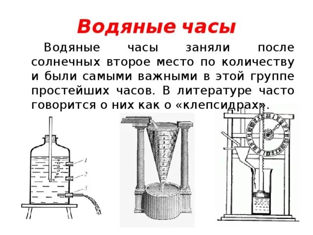 Водяные часы. Проект водяные часы. Картинки водяных часов. Водяные часы Ктезибия.