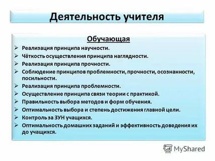 Качество урока курсы