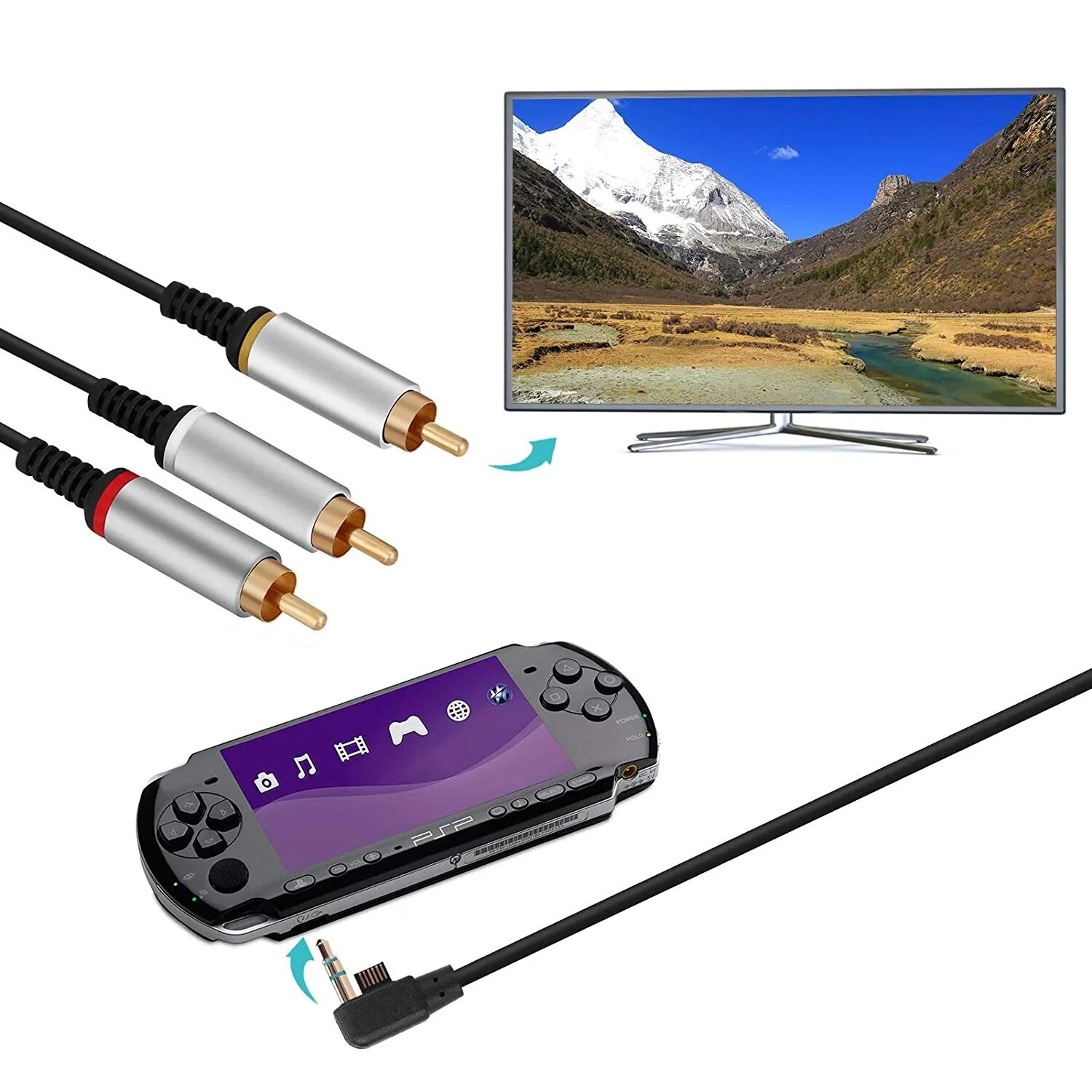 Подключение psp к телевизору Playstation 2 Controller To PSP Adapter Hackaday
