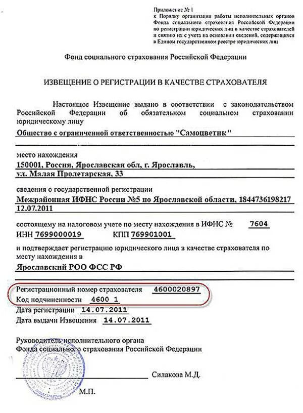 Постановка на учет фсс. Извещение о регистрации в качестве страхователя (ФСС). Извещение о регистрации в качестве страхователя в ФСС юл. Уведомление о регистрации в качестве страхователя юридического лица. Заявление о регистрации страхователя.