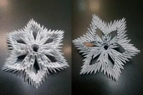 Снежинка из модулей