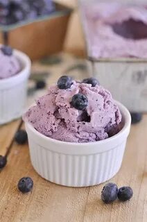 Blueberry cream