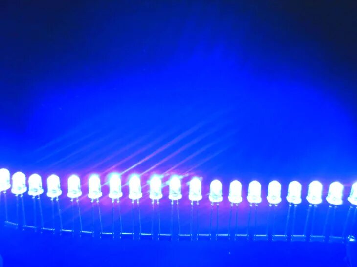 Led source. Диод led синий (lampa). световая электроника. диодные структуры. электронный свет.