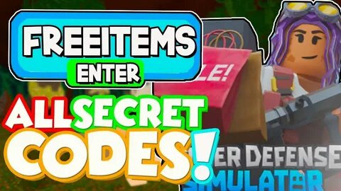 Sale tower defense simulator коды