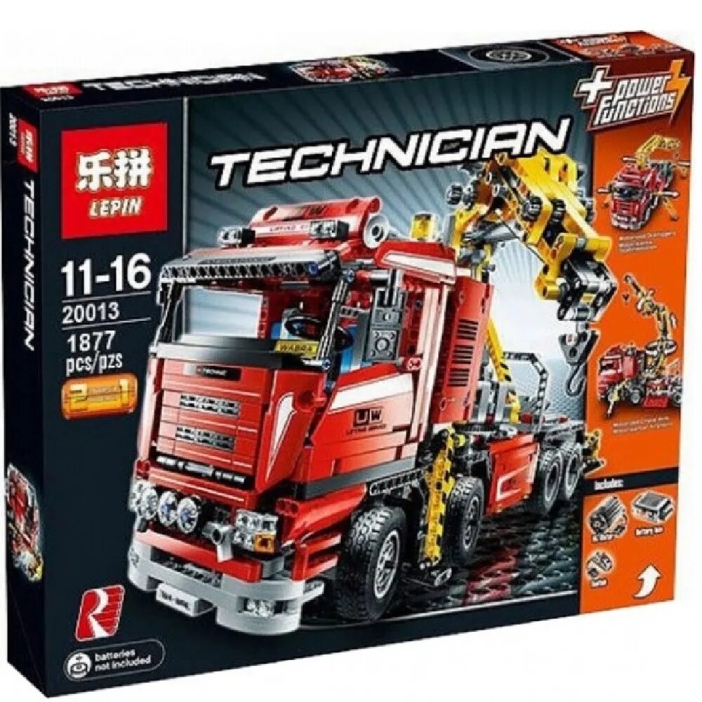 Детский конструктор техник. Конструктор lepin Technics. LEGO Technic 8258. Конструктор King Technics 20013 грузовой кран - Technic 8258. LEGO Technic lepin.