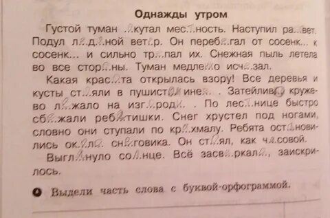 Остров закрывал утренний густой туман диктант