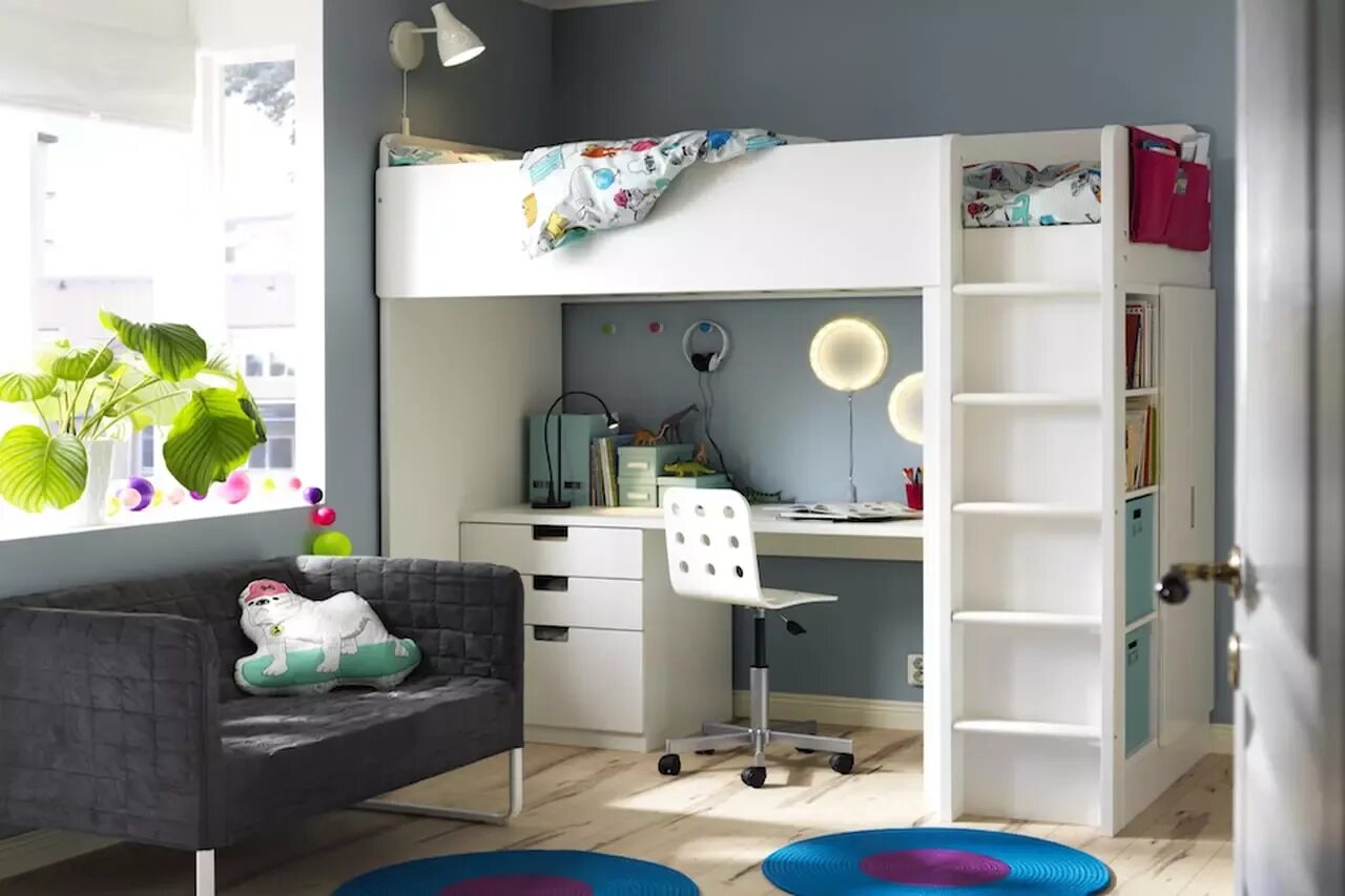 Икеа кровать чердак детская. Двухэтажная кровать с игровой зоной. Paidi кровать чердак. Детские зоны кровать. Кровать чердак stompa unos 28.