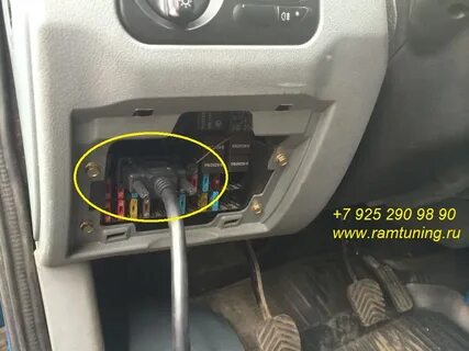 Разъем обд газель