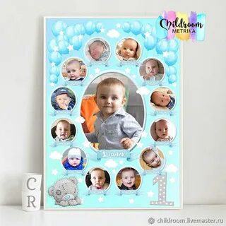 Коллаж год ребенку