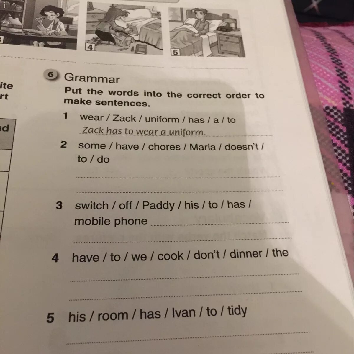 Английский язык 5 класс make the sentences. Make sentences 2 класс. School's out(ex-/ex). Put the sentences in order. Write a sentence for each situation