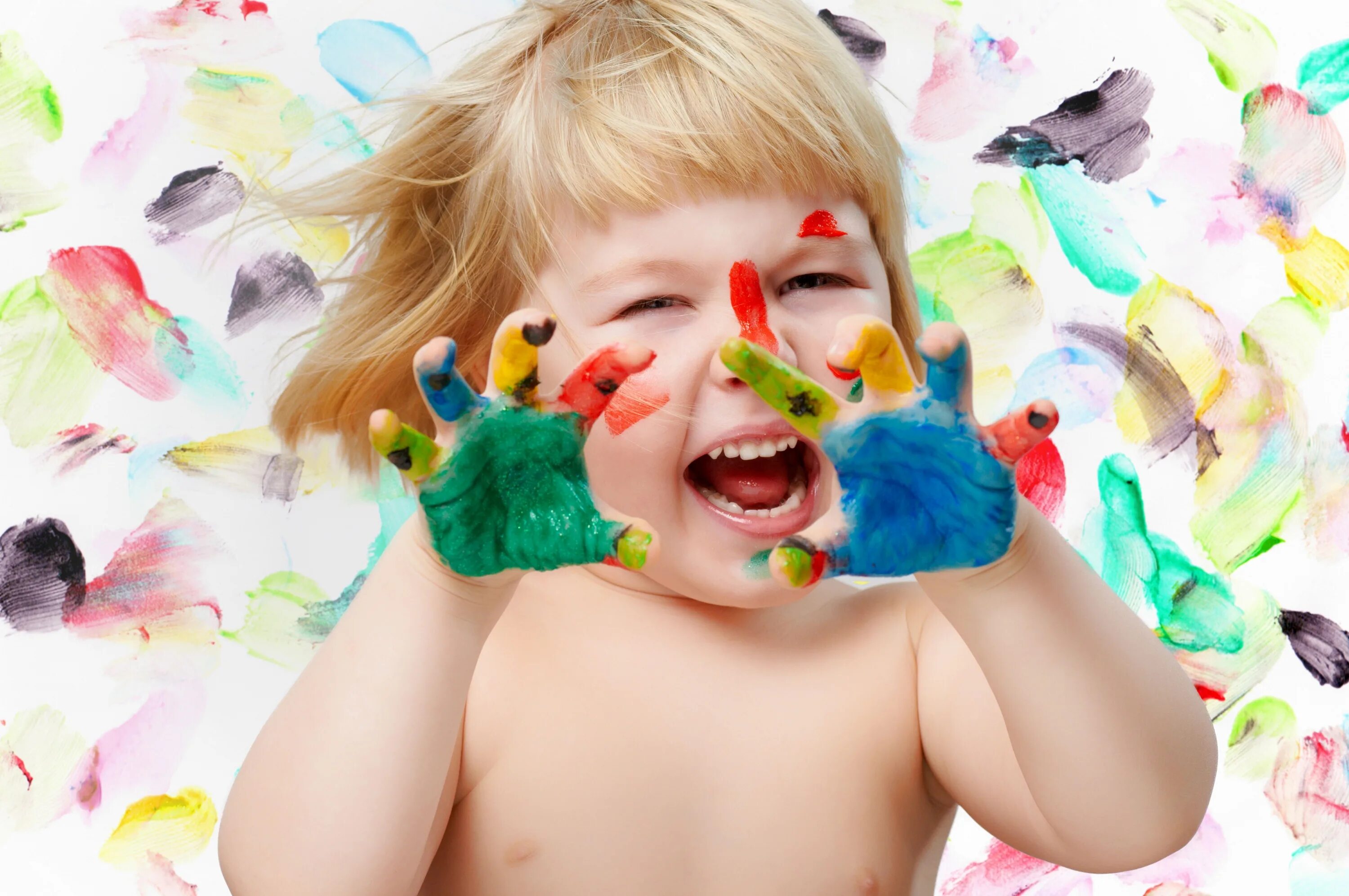 Kid paint. Дети яркие краски. Дети творчество. Рисуем с детьми. Краски для детей.