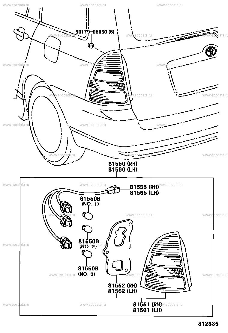 Диоды в подсветку номера - Toyota E160, 1,5 л, 2013 года тюнинг DRIVE2