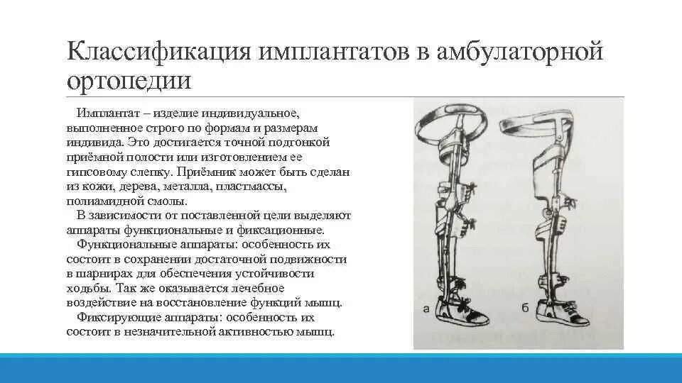 Классификация ортопедии. Классификация ортопедии