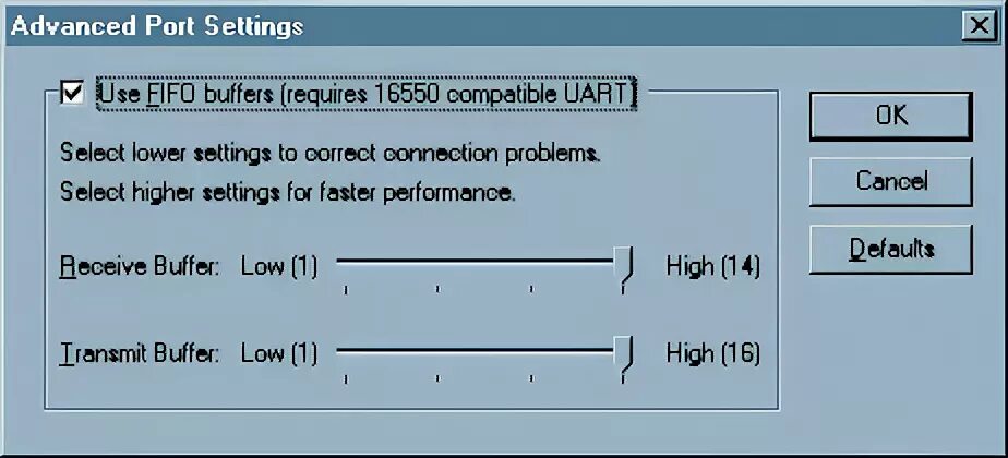 Port setting