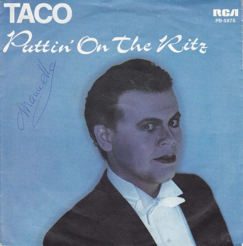 Put in on the ritz. Тако окерси. тако певец. taco puttin. taco - &quot;puttin&#039; on the ritz&quot; 1982.