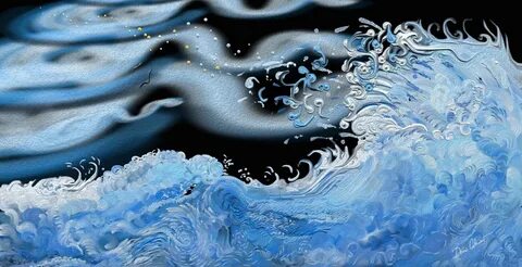 Синяя вода слова