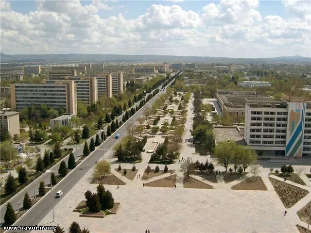 Фото: городской парк имени Алишера Навои, парк культуры и отдыха, Навои, городск