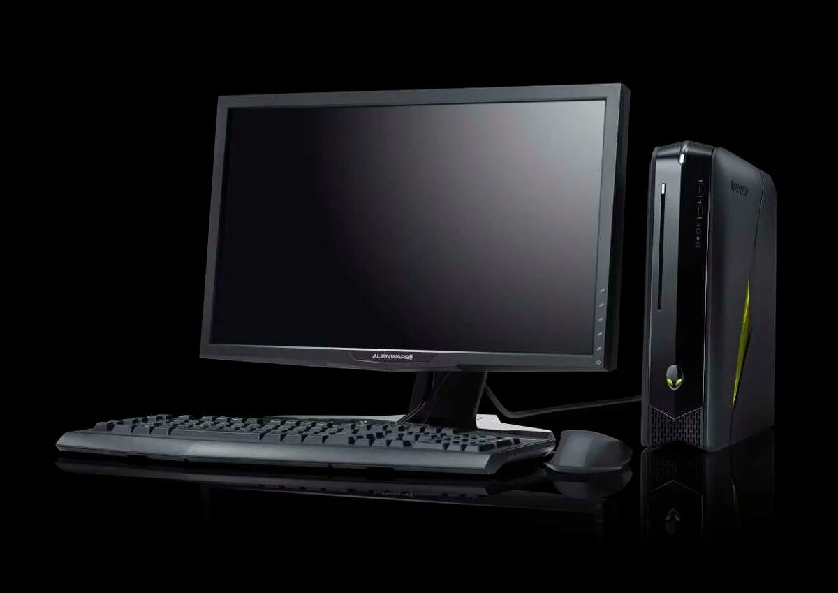 Сверхширокий монитор Alienware 2008. Персональный компьютер. Kompiyuter. Персональны йкомьютер.