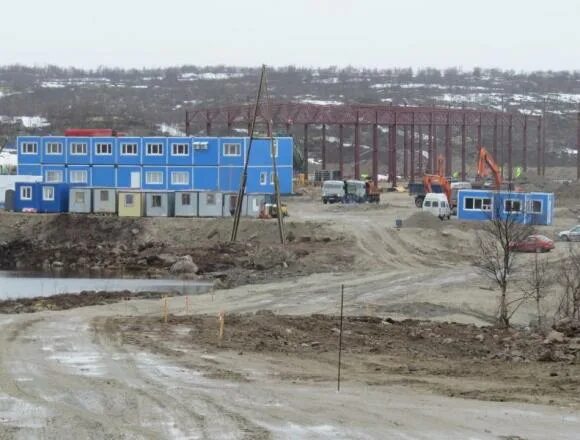 Новатэк кольская верфь мурманск. Междуречье мурманская область. Верфь новатек белокаменка. Завод в мурманске белокаменка. Мусоросортировочный комплекс в междуречье.
