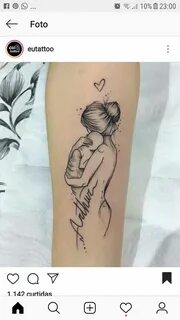 Тату рука с ребенком эскизы