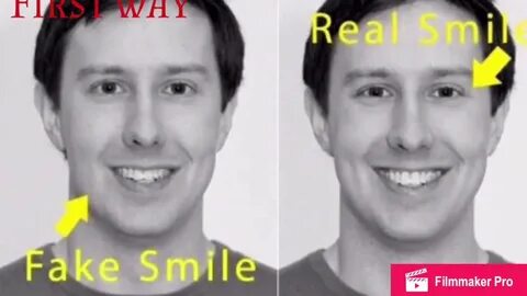 They were smiling