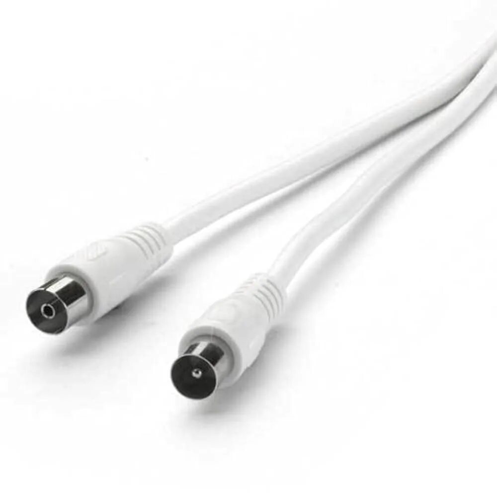 D extension. Разъем для коаксиальный антенный кабель для Триколор. Антенный кабель Vivanco, m-f, белый, угловой, 1.5м (48033). Кабель антенный для Триколор ТВ. ТВ кабель удлинитель 0.5 м.