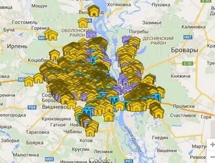 Интерактивная карта укрытий