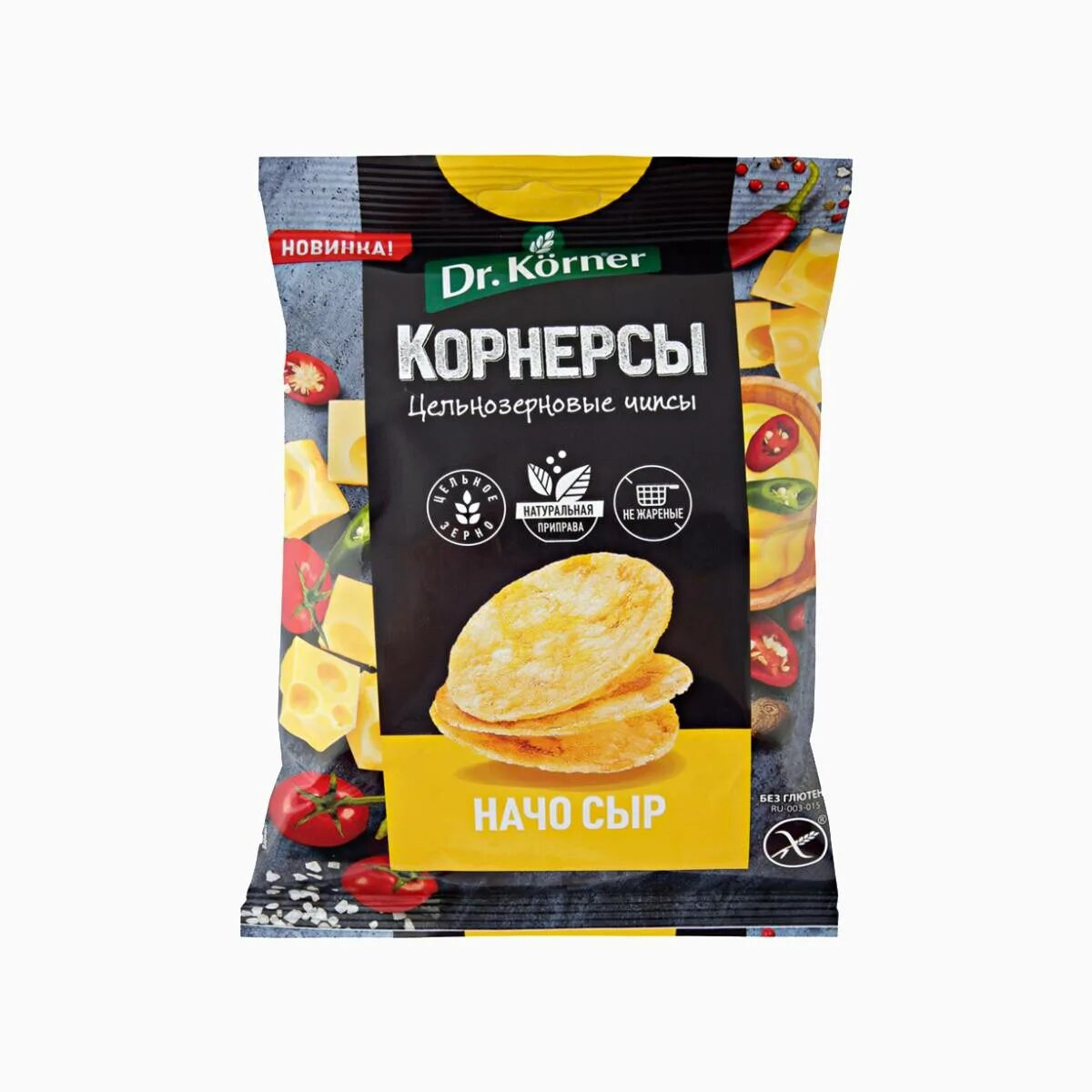 Корнерсы с сыром. Dr.Korner чипсы кукурузно-рис.Начо.50г. Кукурузно-рисовые чипсы с сыром Начо Dr. Korner 50 г. Корнерсы Dr Korner Начо сыр. Чипсы д.Корнер кукурузно-рисовые с сыром 50г.