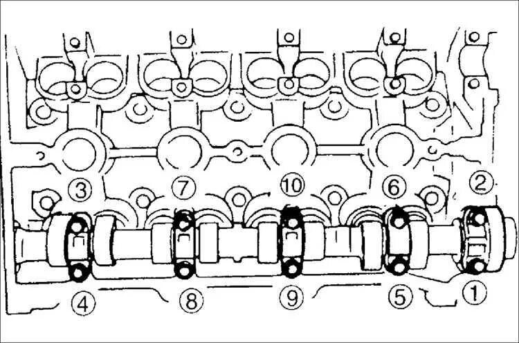 Затяжка постели распредвала 16 клапанов. Схема затяжки распредвалов Киа спектра 1.6. Протяжка ГБЦ Kia Spectra 1.6. Порядок затяжки распредвалов Киа спектра 1.6. Протяжка головки блока кия Рио 1.4.