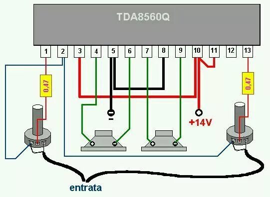 Ремонт ноутбука схема включения микросхемы звука динамиков Fabricar amplificador de audio 12 voltios TDA2003 Amplificador de audio, Ampli