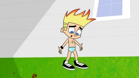 Cartoon Shirtless Boys: Johnny Test in his underwear 4.