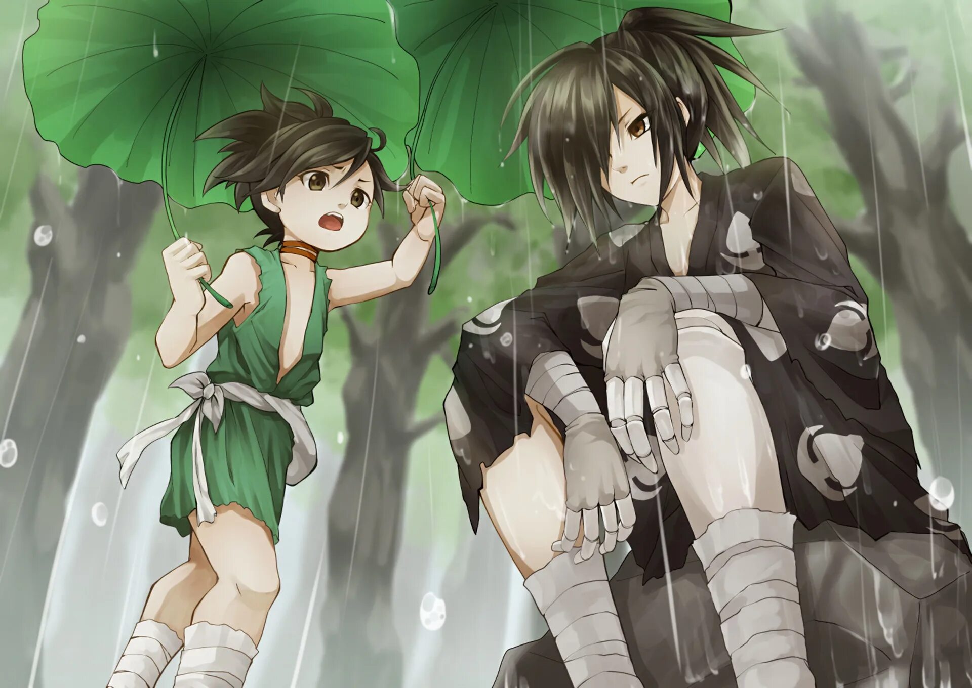 Дороро. Дороро и хяккимару. хакимару дороро. dororo x hyakkimaru.