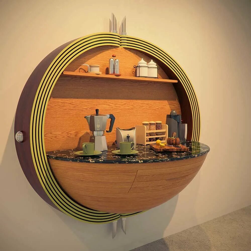 Выдвижной ящик для сковородок. Интересные идеи для кухни. Интересные решения для кухни. Интересные идеи для кухни. Необычные кухонные ящики.