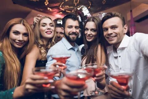 In a club