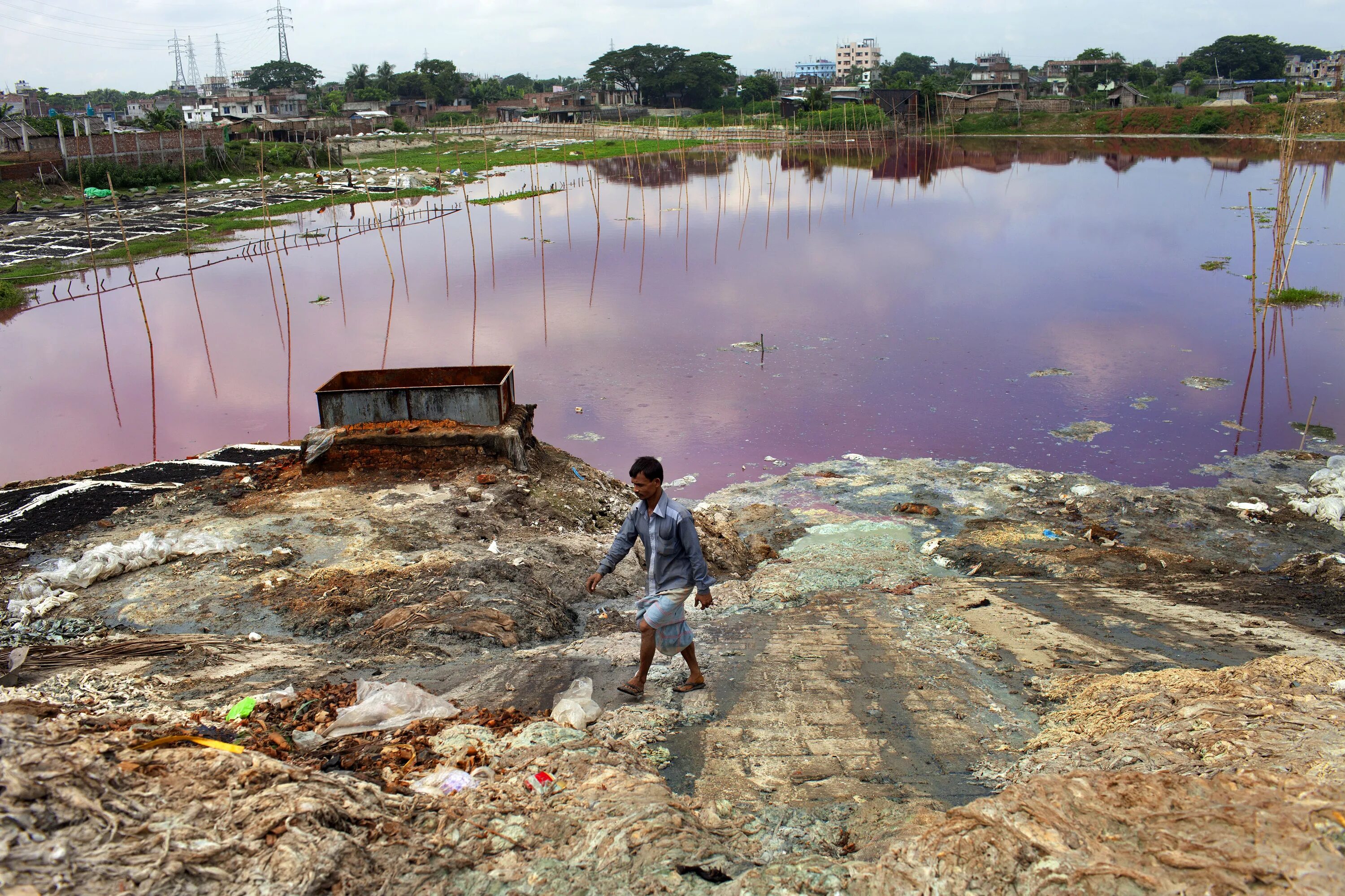 Polluted place