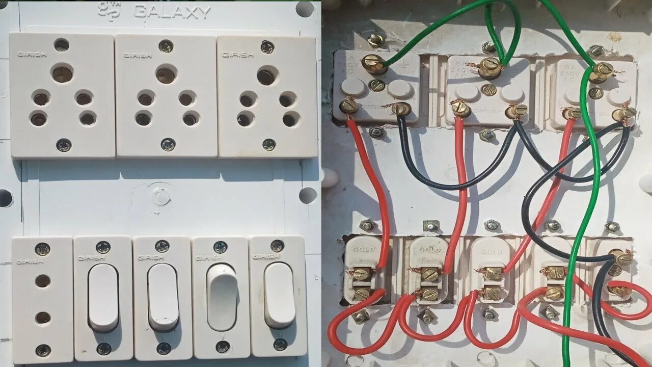How to make connections. Ecotech switch socket. switch board jc. connections boadd. connect board.