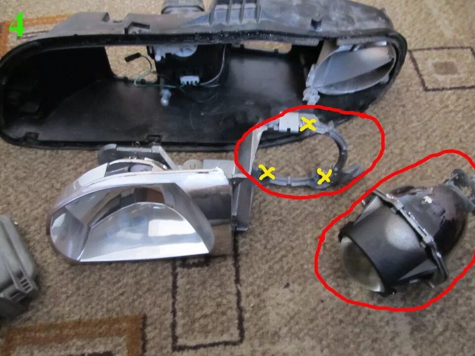 Как снять фару на альбеа Линзовые модули ближнего света вместо ПТФ FIAT Albea, 1,4 л, 2008 года тюнинг