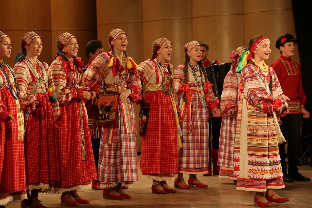 Фольклорный ансамбль. Русский фольклорный ансамбль. Народный коллектив. Народное пение.